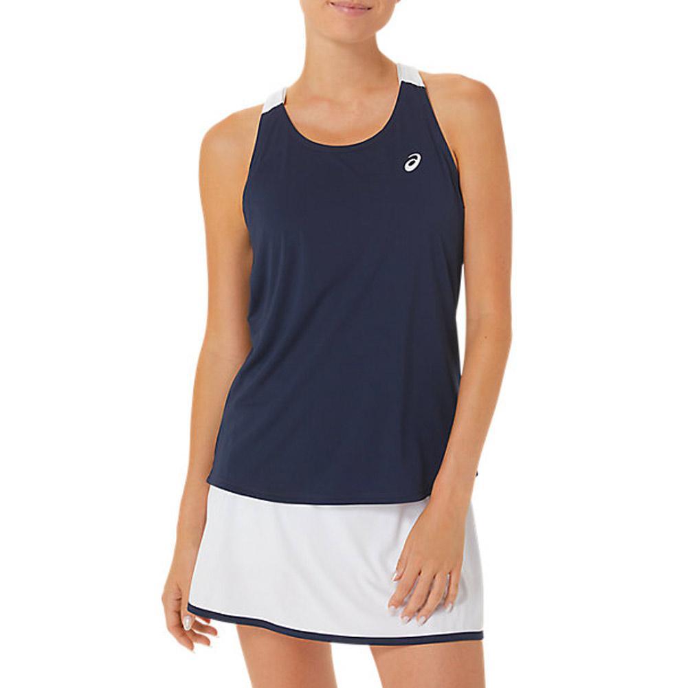 Women's Court Tennis Tank Womens Apparel ASICS Blue XS