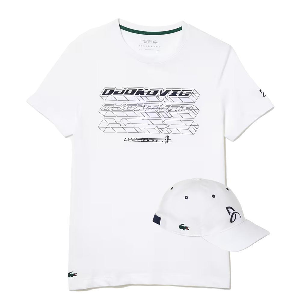 Men's Novak Djokovic Tennis T-Shirt/Cap Bundle Other LACOSTE