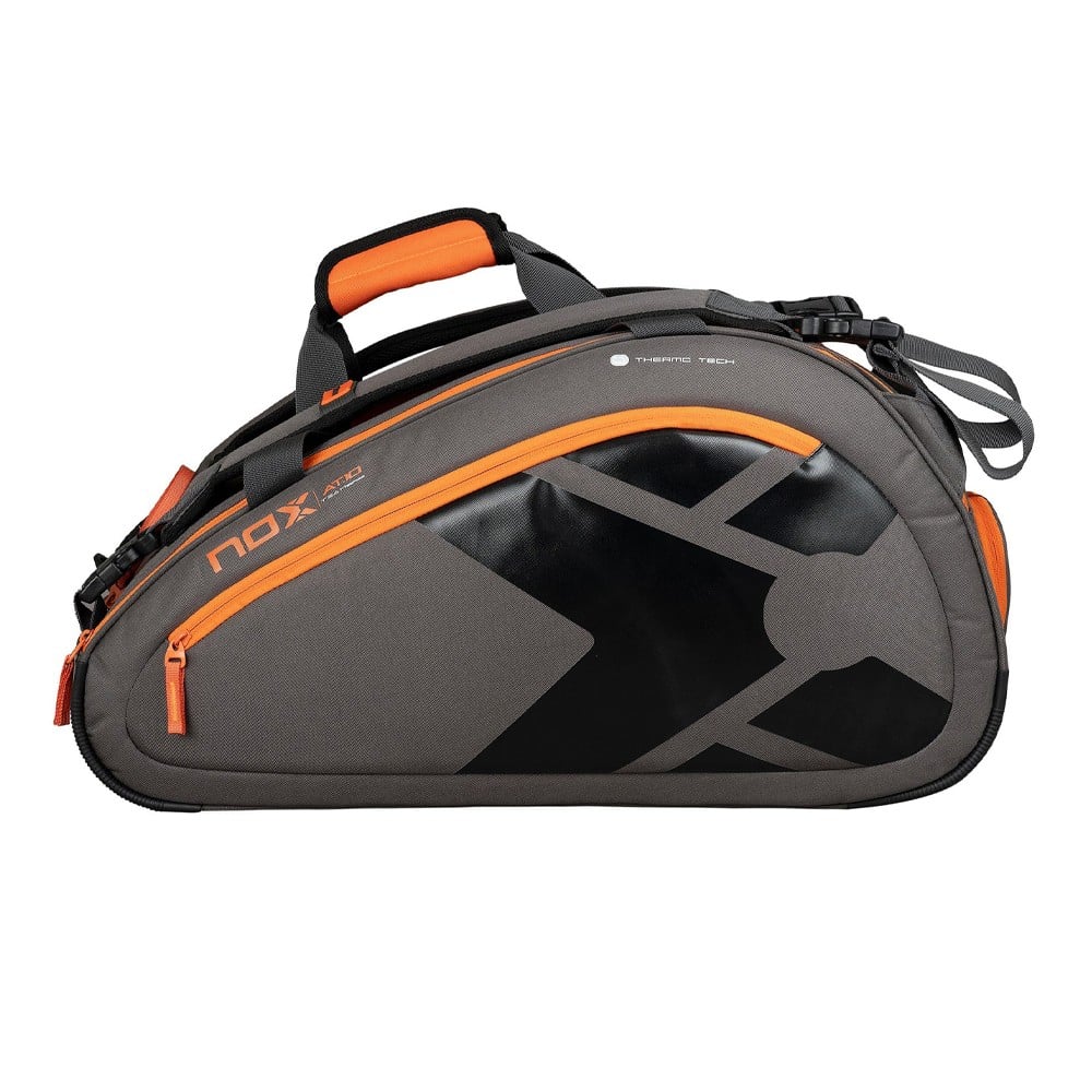 NOX AT10 Team Grey/ Orange 2024 Padel Bag Padel Bag Nox