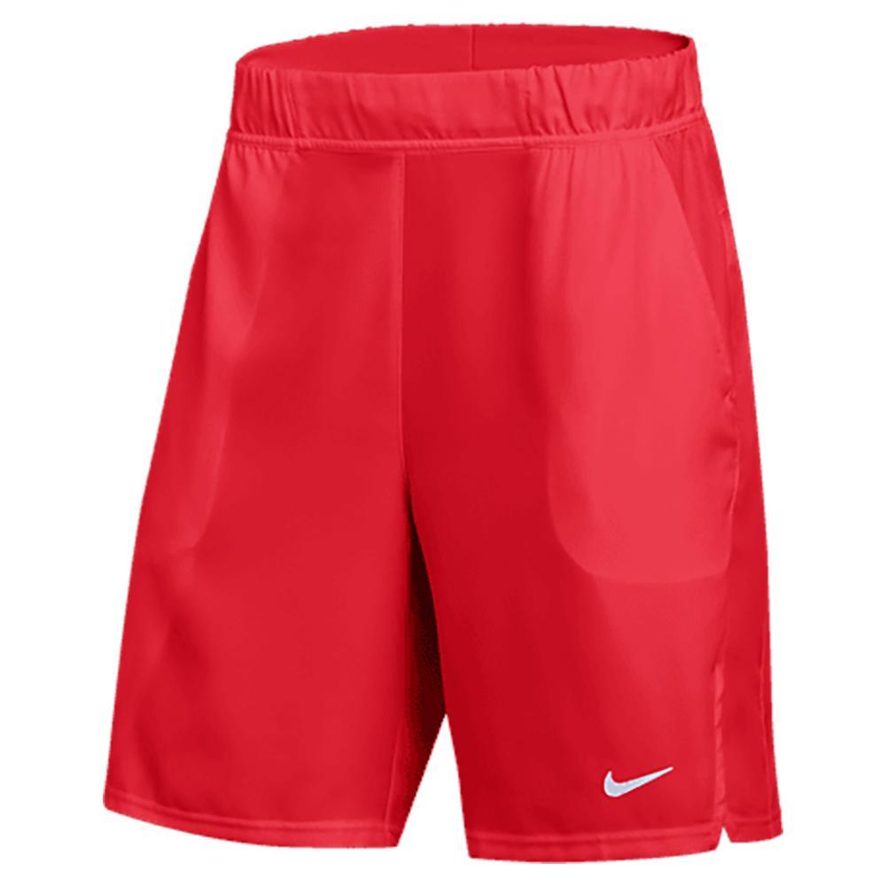 Men`s Court Flext 9 Inch Short Mens Team Gear NIKE Scarlet XLARGE