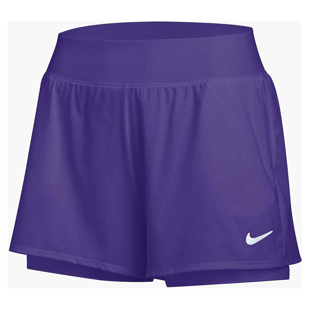 Women's Court Flex Short Womens Team Gear NIKE Purple XS