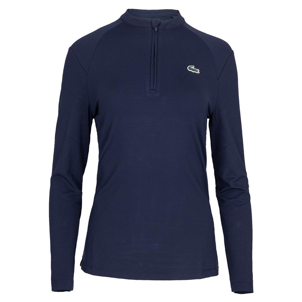 Women's Core Performance Tennis Jacket Womens Apparel LACOSTE Blue S