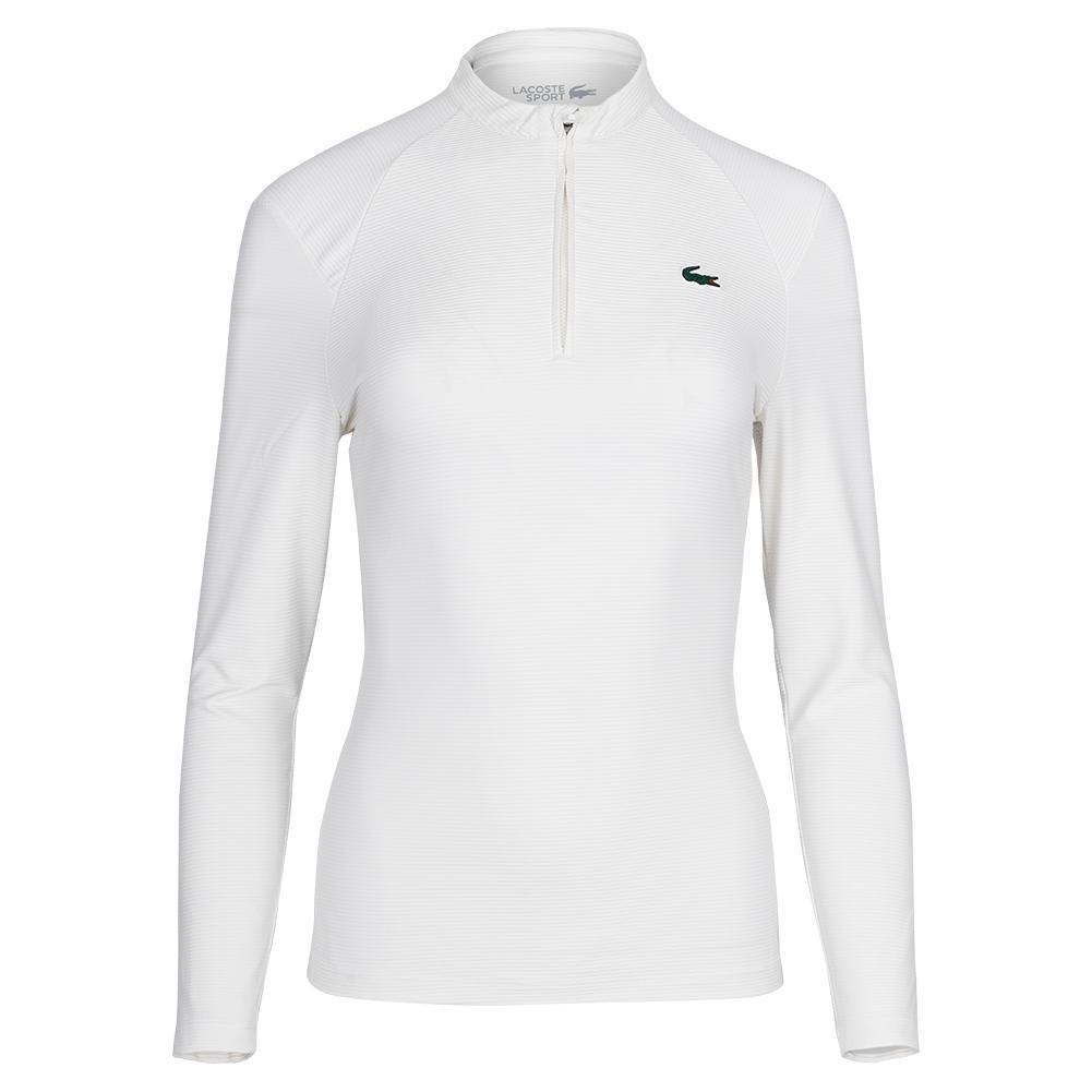 Women's Core Performance Tennis Jacket Womens Apparel LACOSTE White L