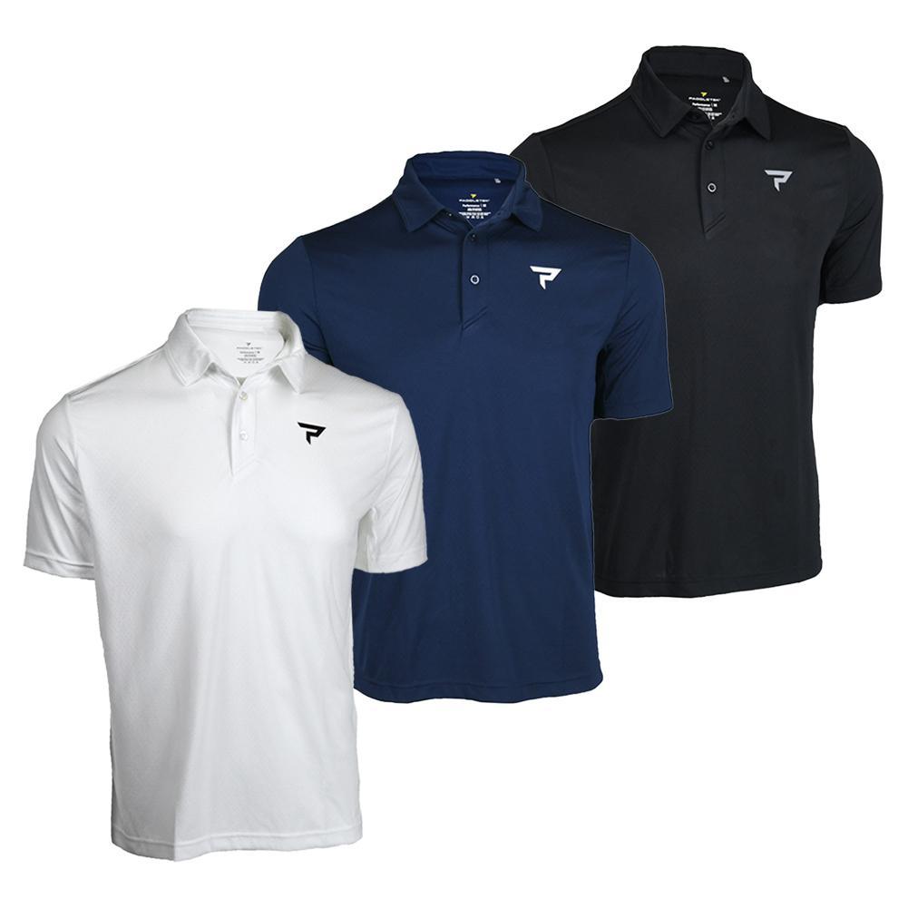 Men's Performance Tennis Polo Pickleball Apparel PADDLETEK