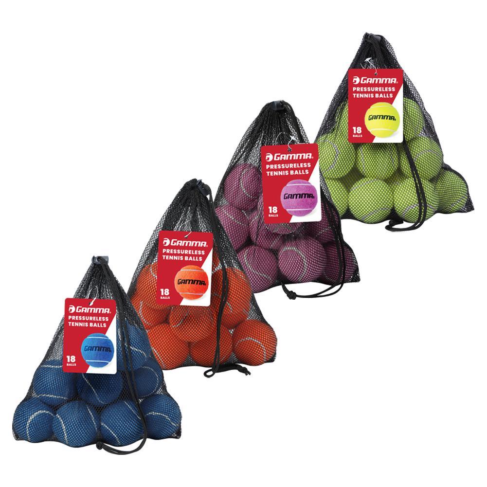 Pressureless Tennis Balls 18pk TENNIS BALLS GAMMA