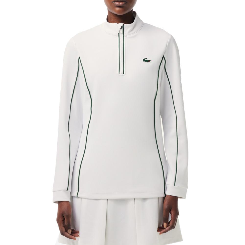 Women`s Slim Fit Contrast Sleeve Tennis Jacket WOMENS APPAREL LACOSTE S