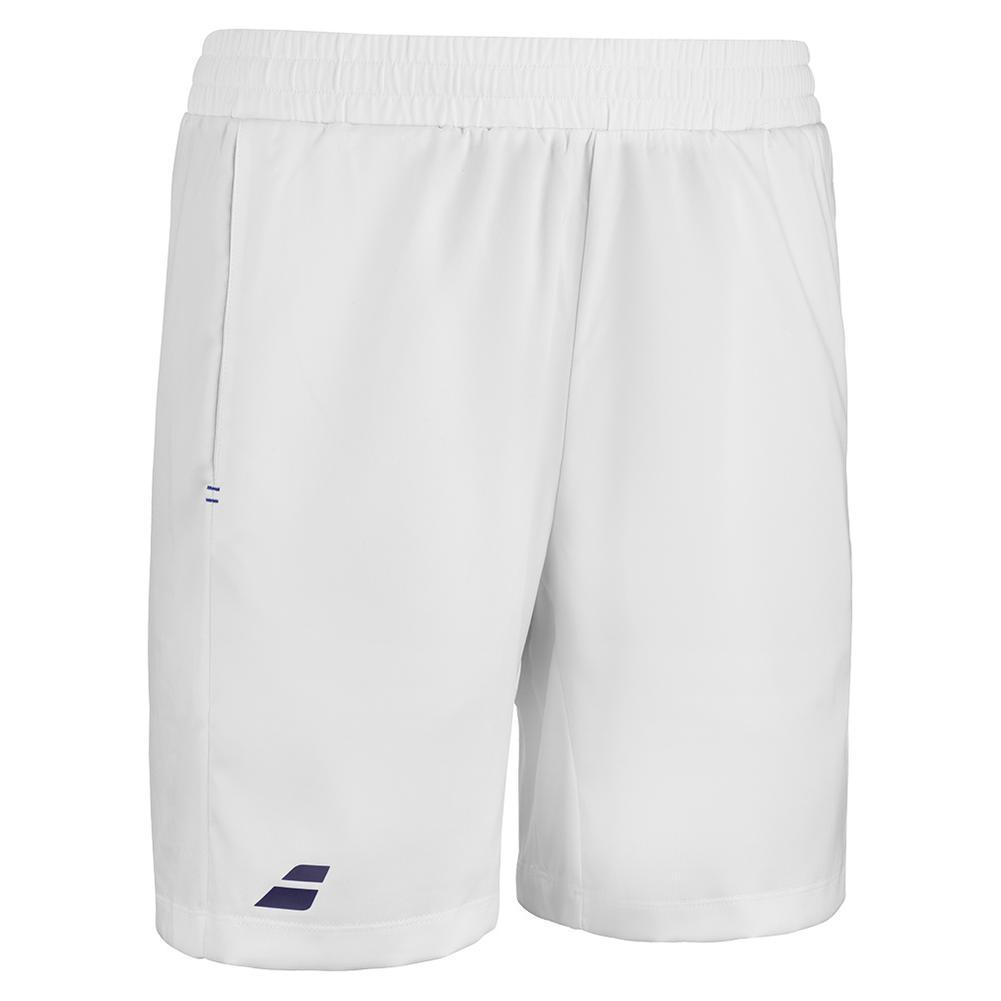 Mens Play Tennis Short Mens Apparel BABOLAT White S