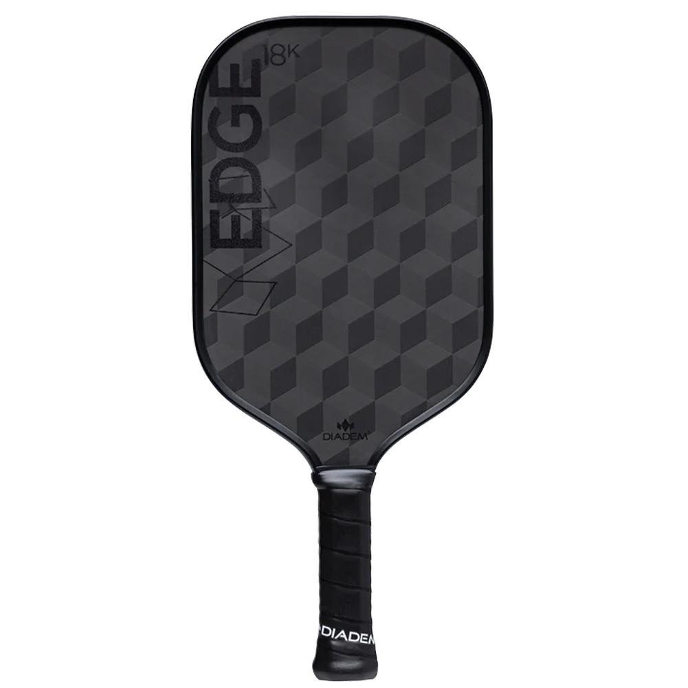 Edge 18k Standard Pickleball Paddle Midnight Black PICKLEBALL PADDLES DIADEM Black