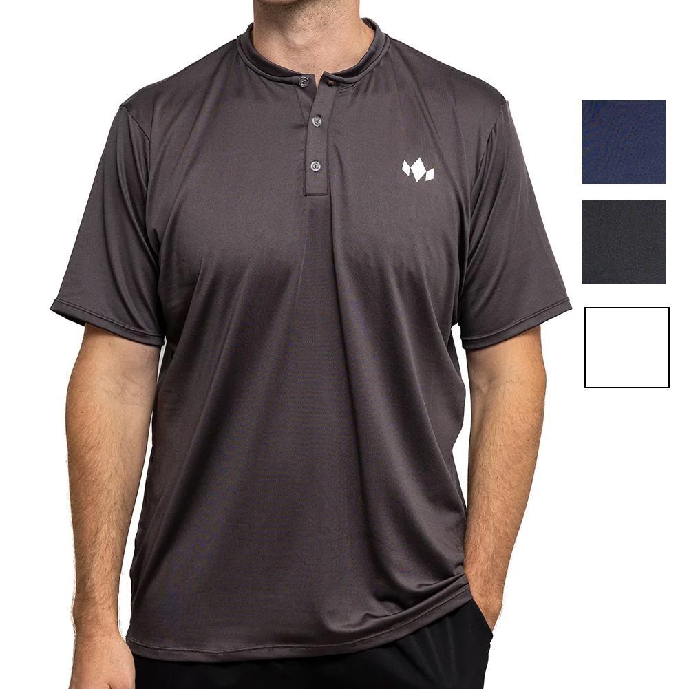 Men`s Essential Henley MENS TEAM GEAR DIADEM