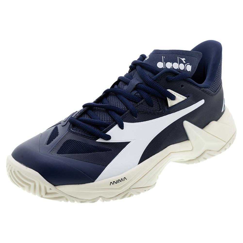 Men`s B.Icon 3 Tennis Shoes Blue Corsair and White DIADORA 7