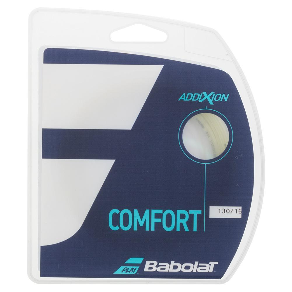 Addixion Tennis Strings 16g 1.30mm Natural Strings BABOLAT White