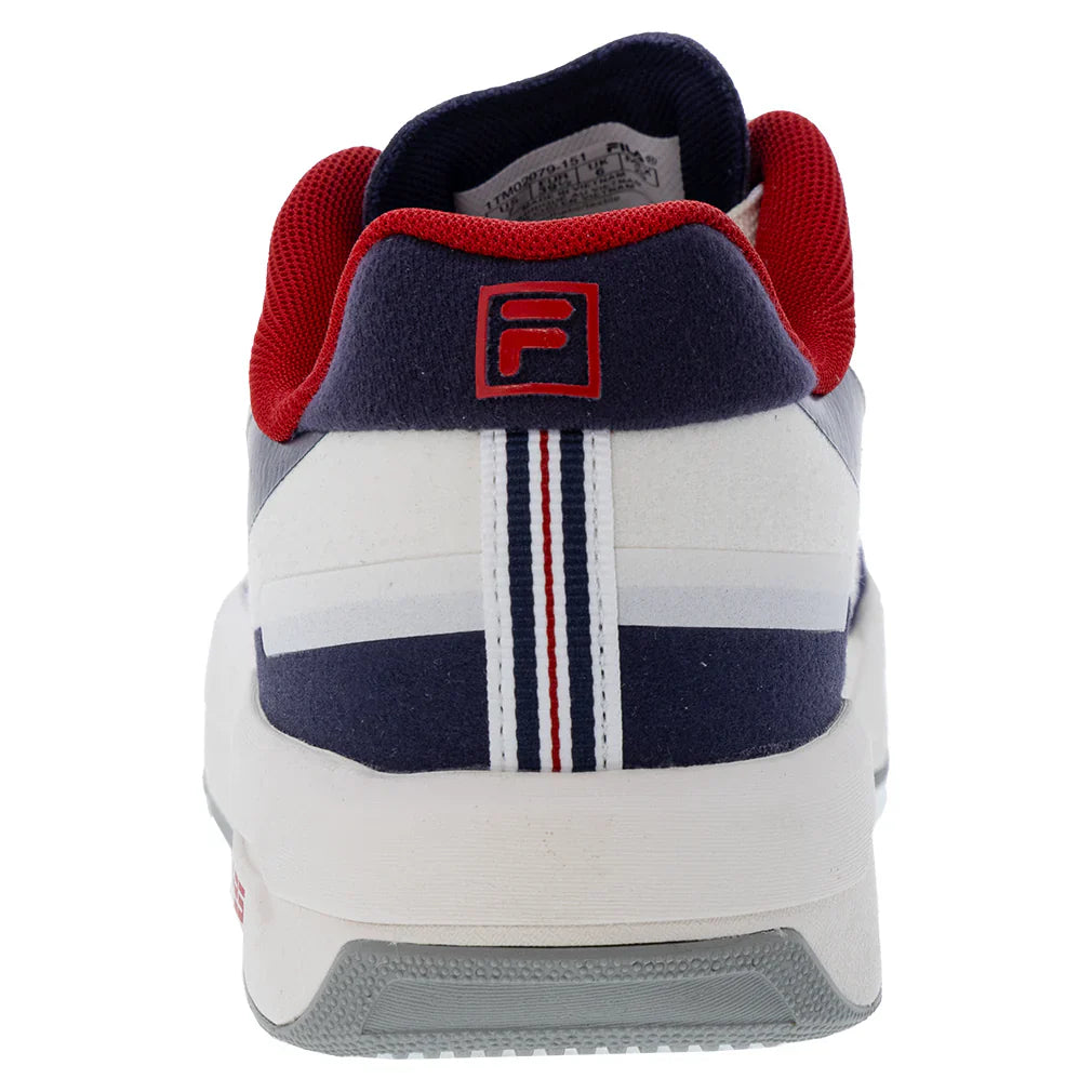Men`s FX-25 Tennis Shoes White and Navy FILA
