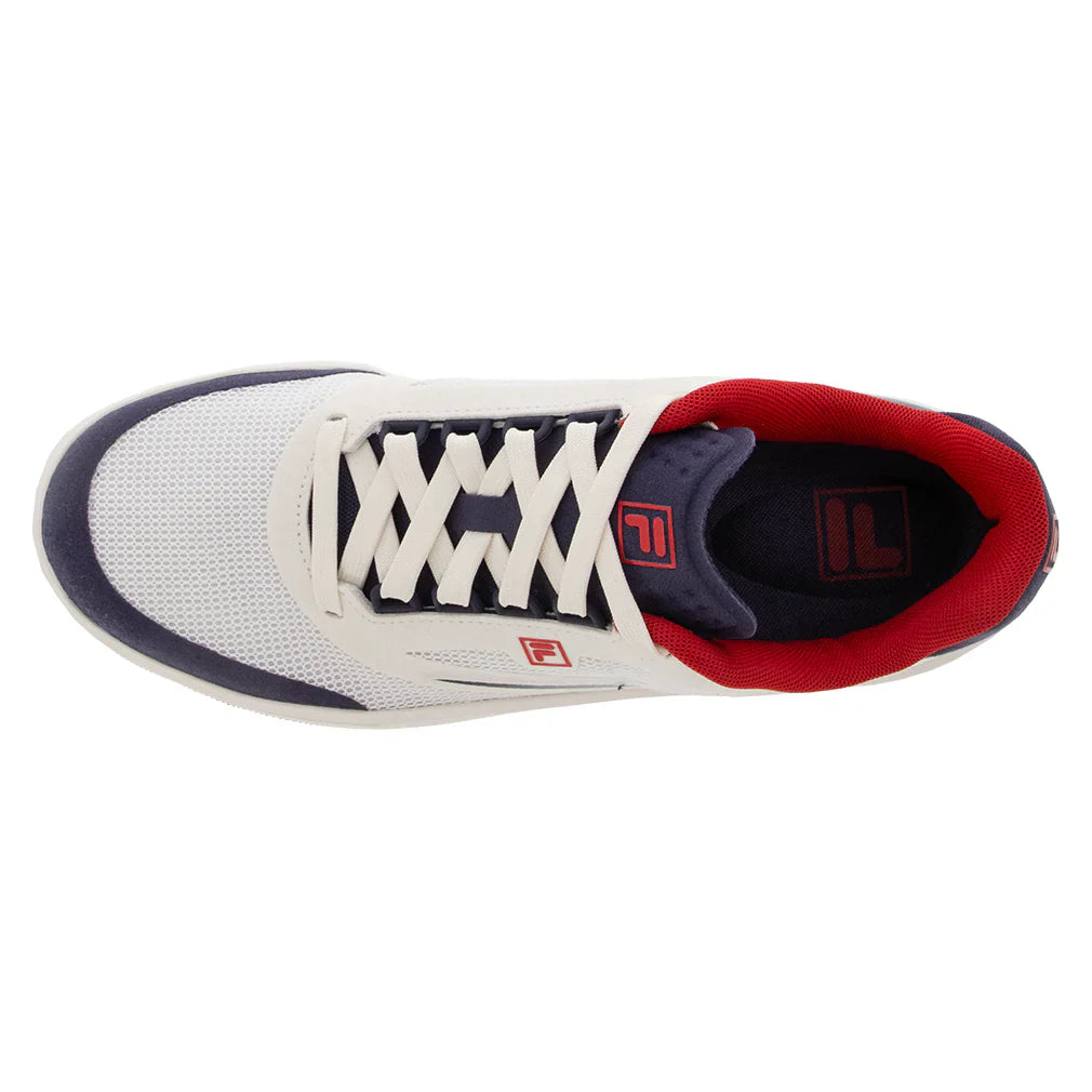Men`s FX-25 Tennis Shoes White and Navy FILA