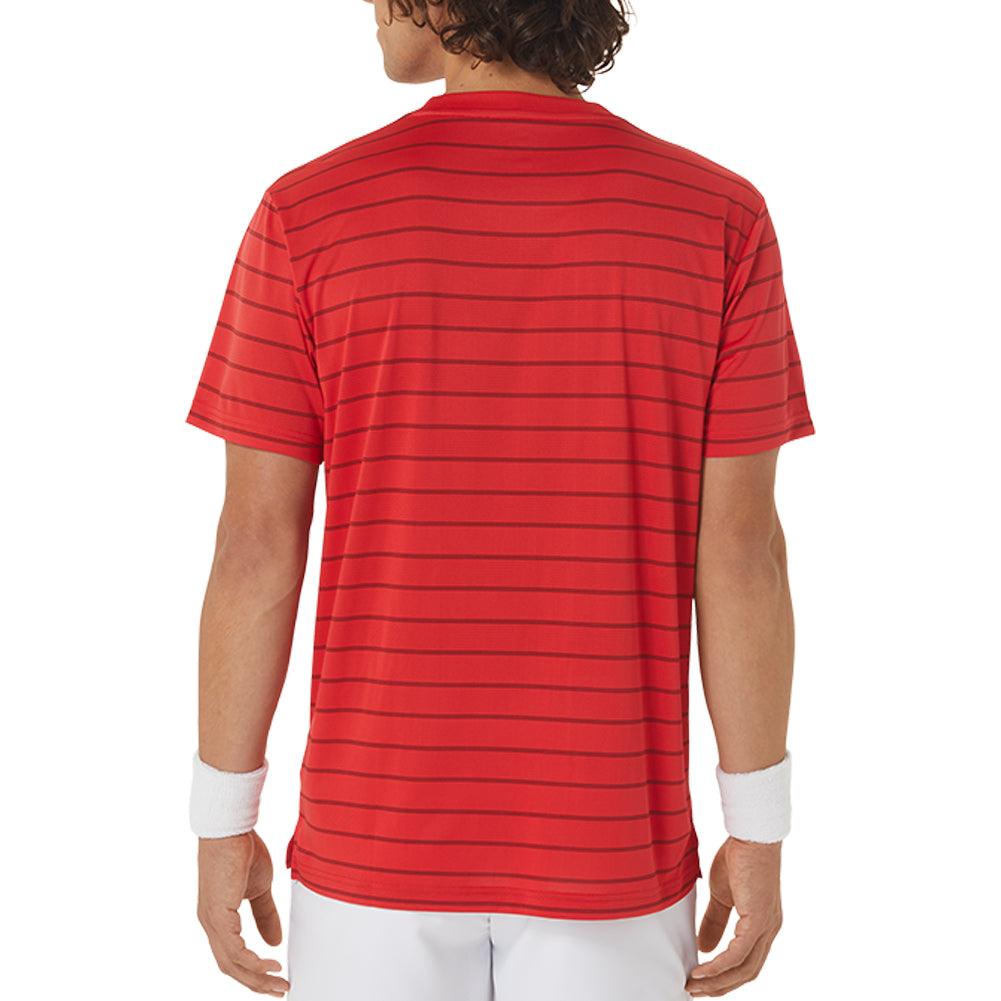 Men`s Court Stripe Short Sleeve Tennis Top ASICS