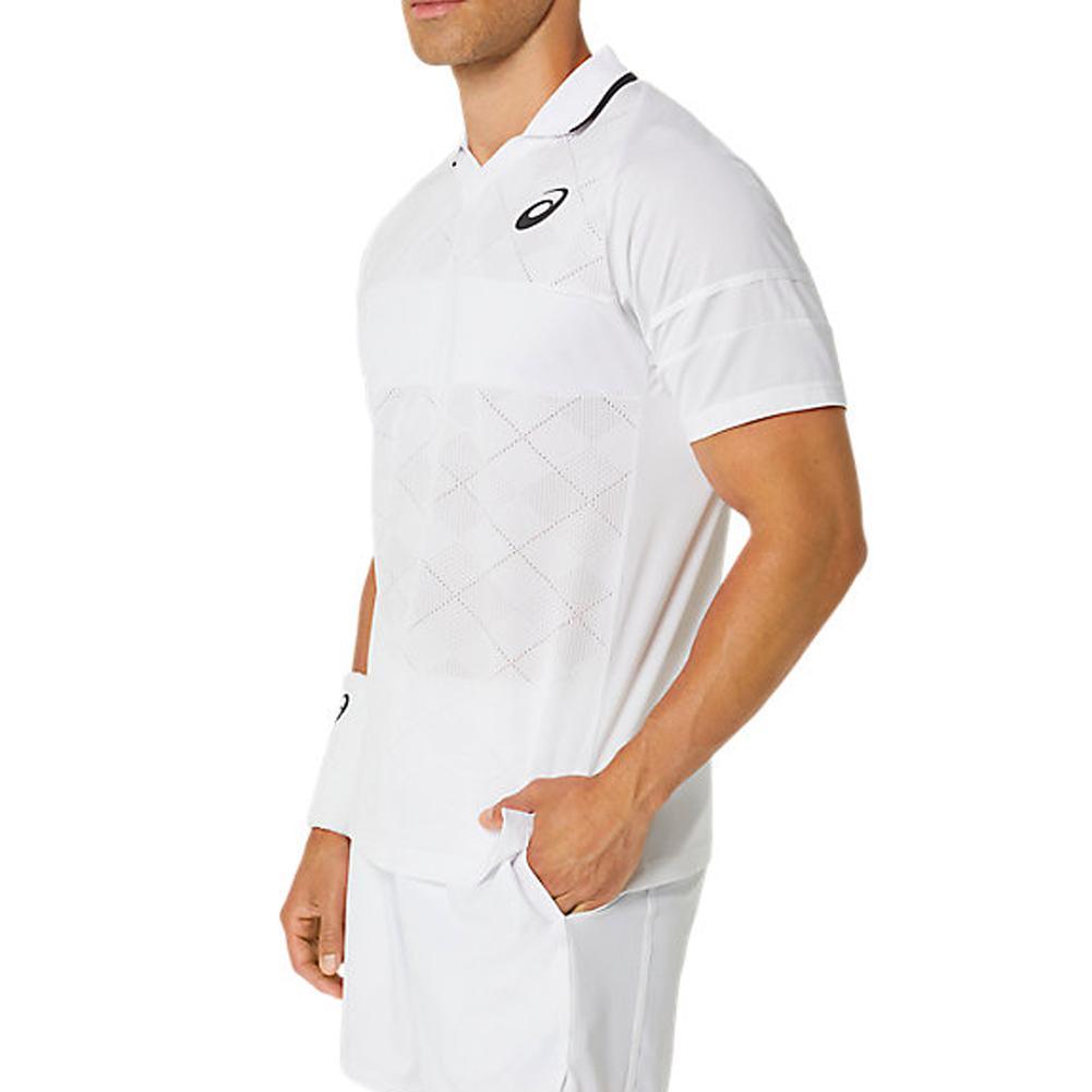 Men`s Match Actibreeze Tennis Polo Brilliant White MENS APPAREL ASICS