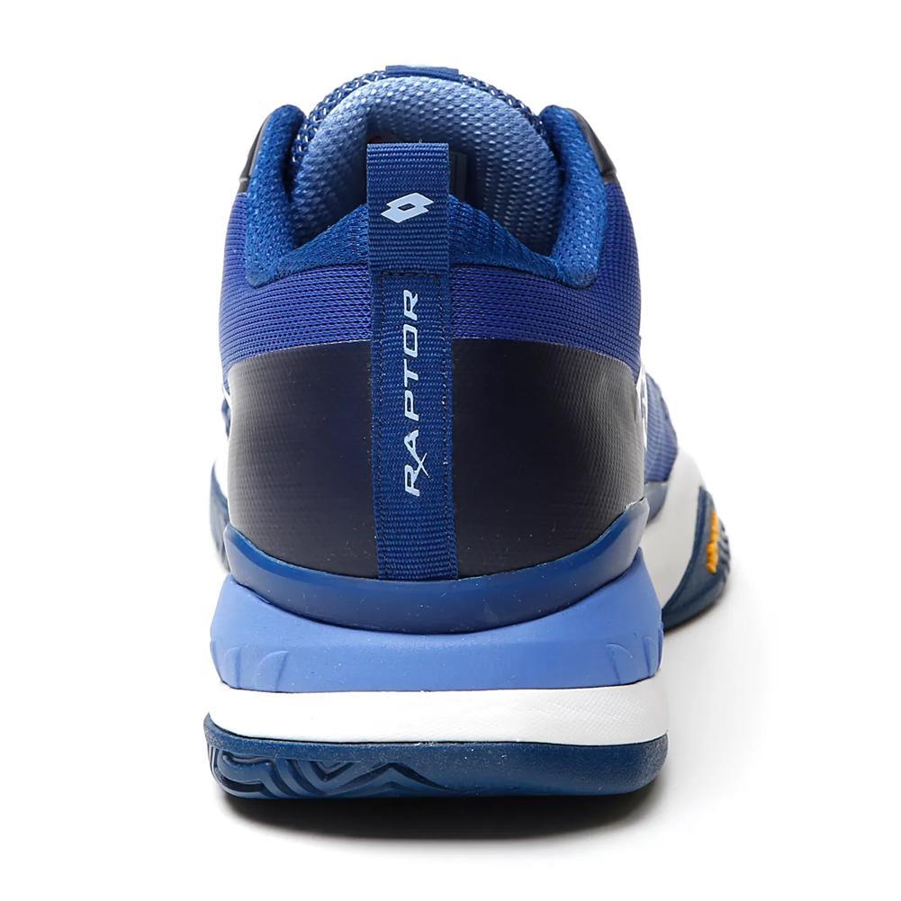 Men`s Raptor HyperPulse 100 Speed Tennis Shoes Royal Gem and All White TOP TENNIS SHOES LOTTO