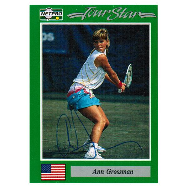 Ann Grossman Signed Women`s Card Other NETPRO Default Title