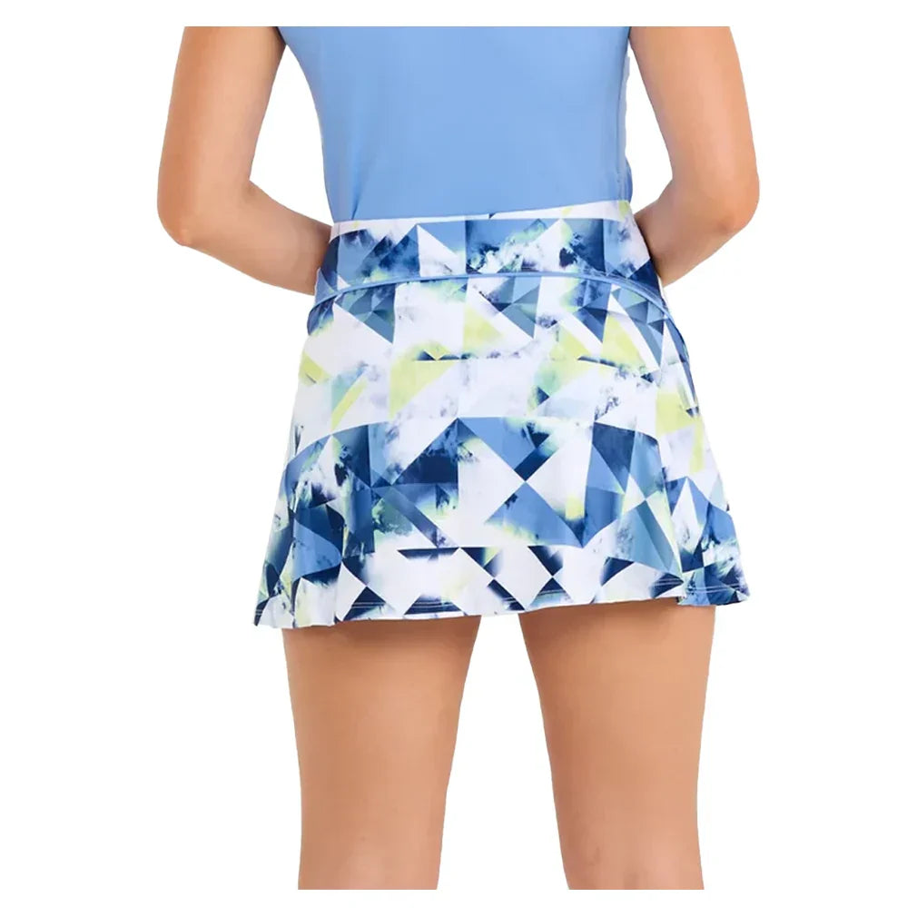 Women`s 14 inch High-Waisted Tennis Skort Kaleidoscope SOFIBELLA