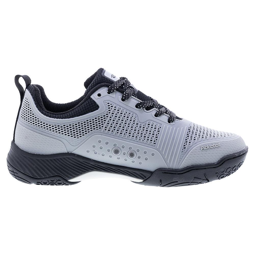 Men`s Fresh Shot Graphite Pickleball Shoes Grey and Black ACACIA