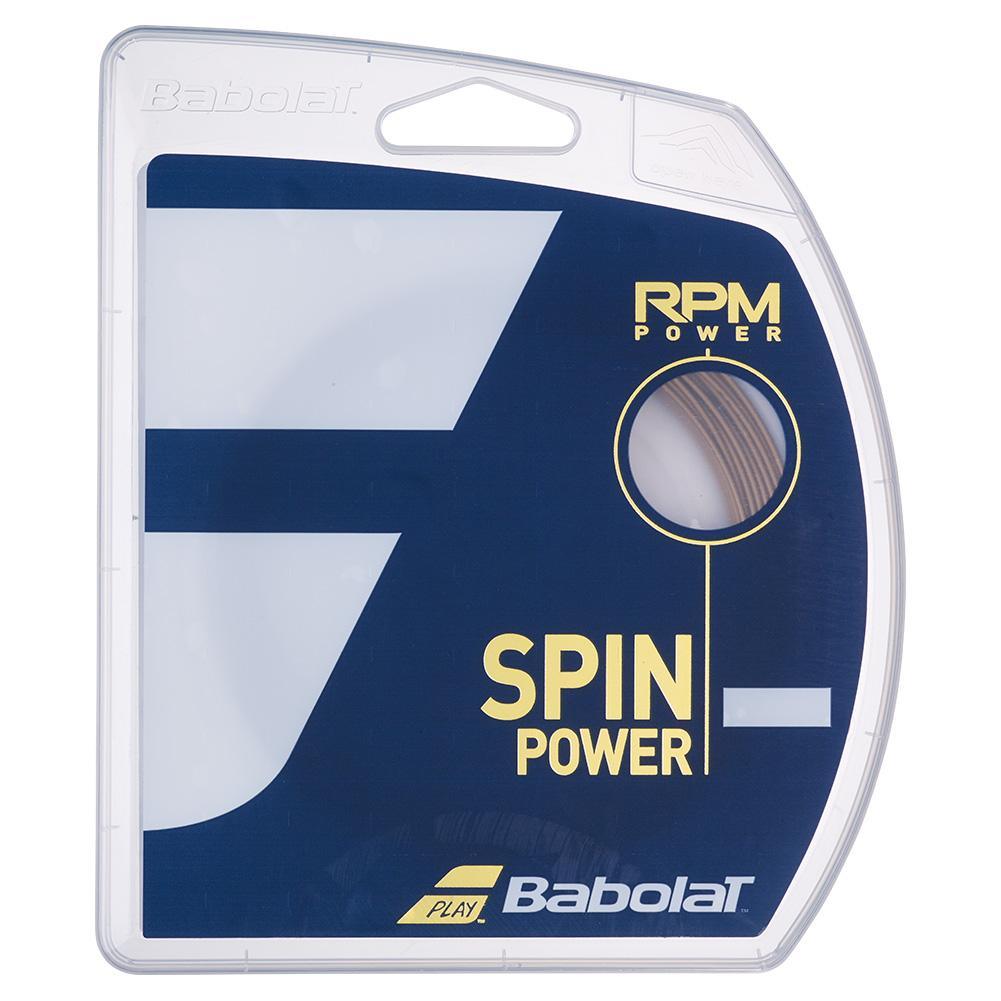 RPM Power Tennis String Tournament Gear BABOLAT Brown 17