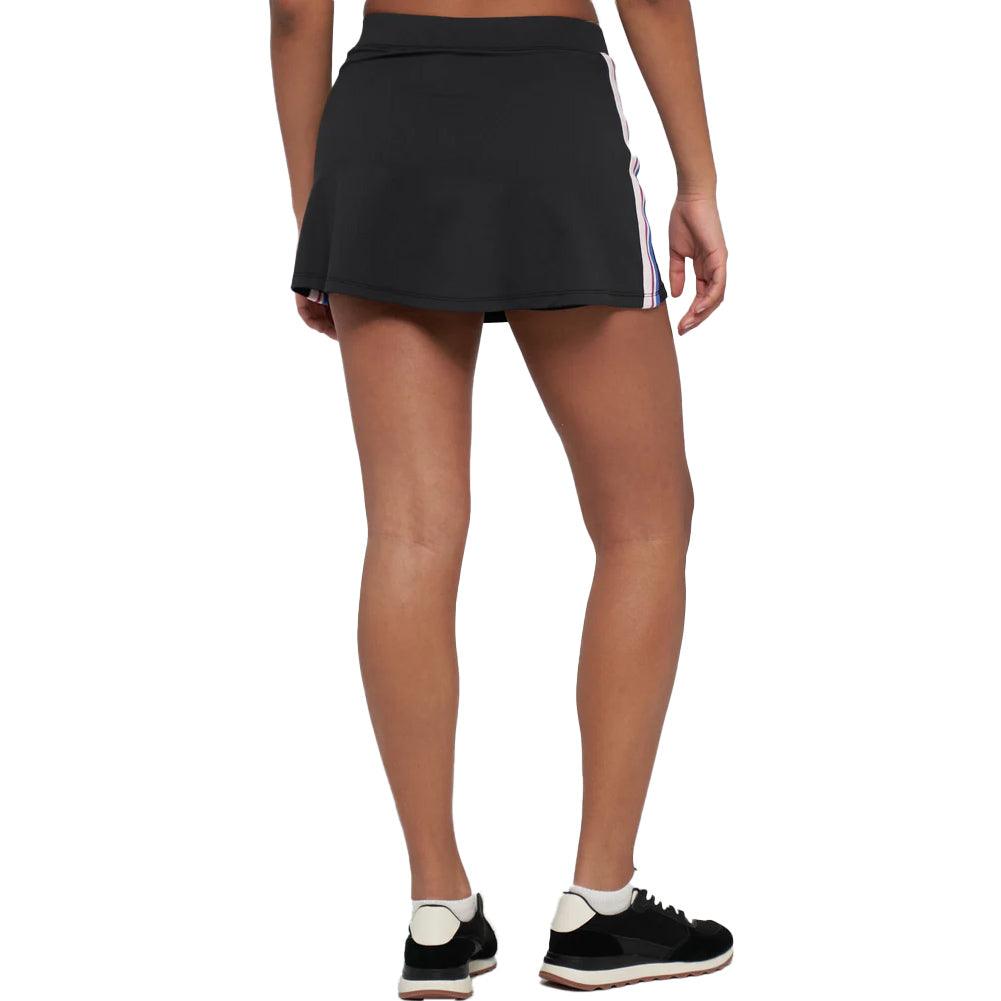 Women`s Racer 13 Inch Tennis Skort Black and Multi LIJA