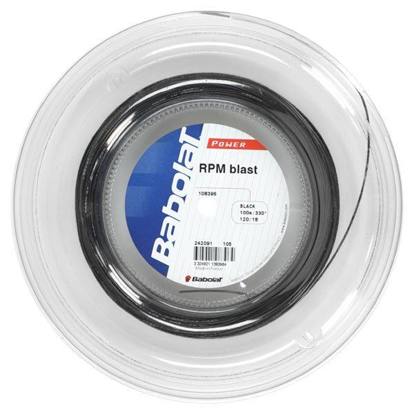 RPM Blast 18G Tennis String Half Reel Strings BABOLAT Black