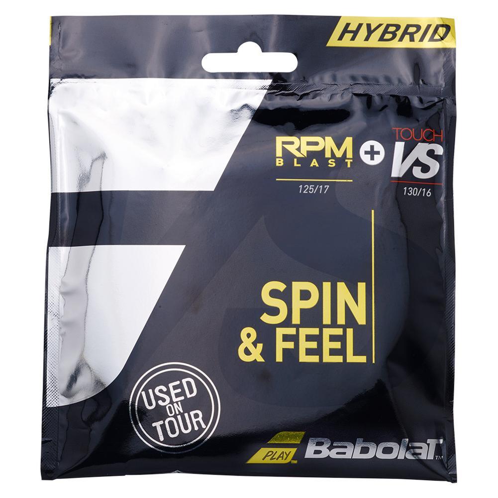 RPM 17G + VS Touch 16G Tennis String Strings BABOLAT Black