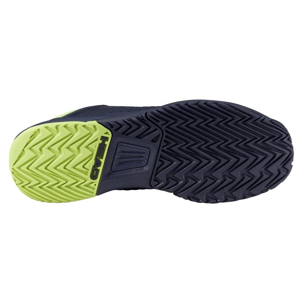 Juniors Revolt Pro 4.5 Clay Tennis Shoes Navy and Lime HEAD