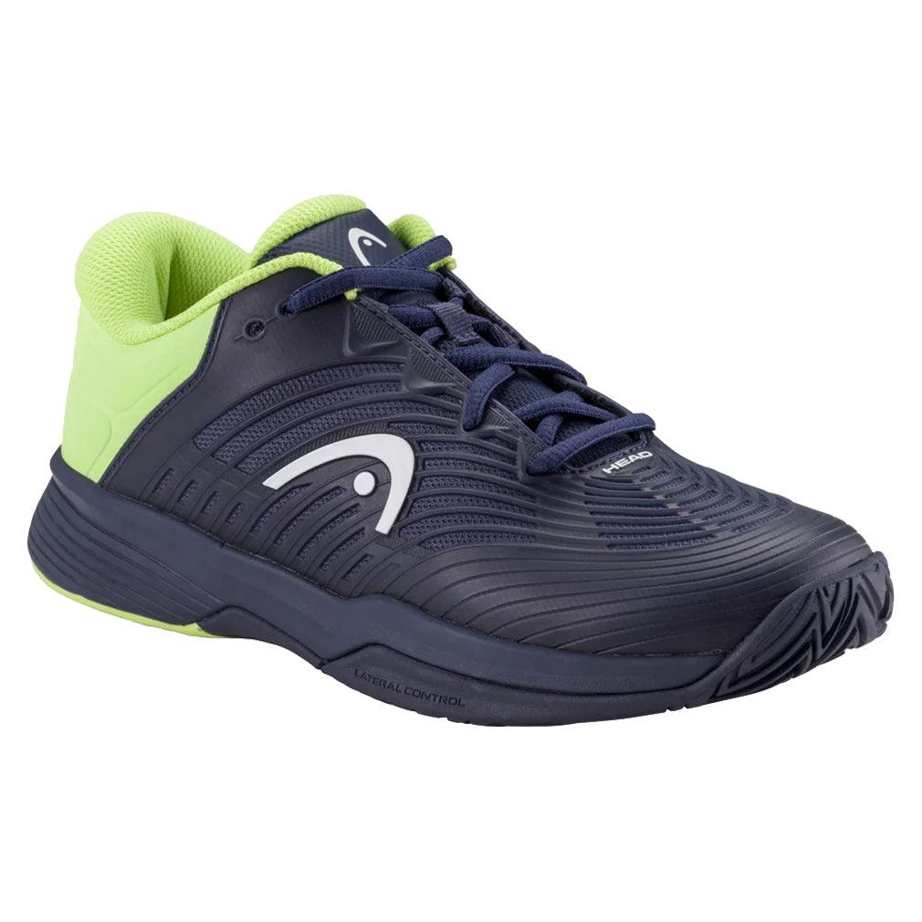 Juniors Revolt Pro 4.5 Clay Tennis Shoes Navy and Lime HEAD 2Y Blue