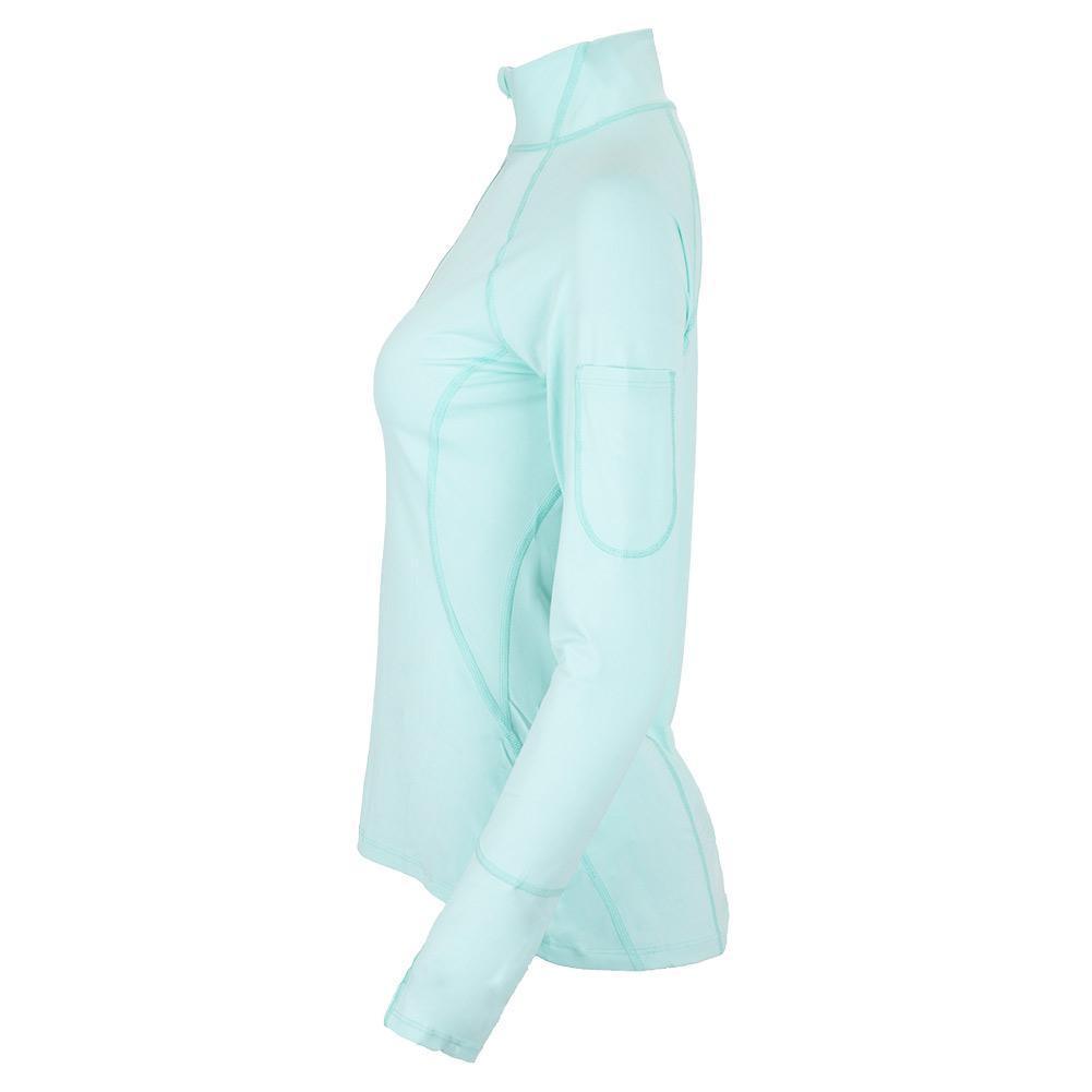 Women's Mock Zip Tennis Top Womens Apparel BLOQUV
