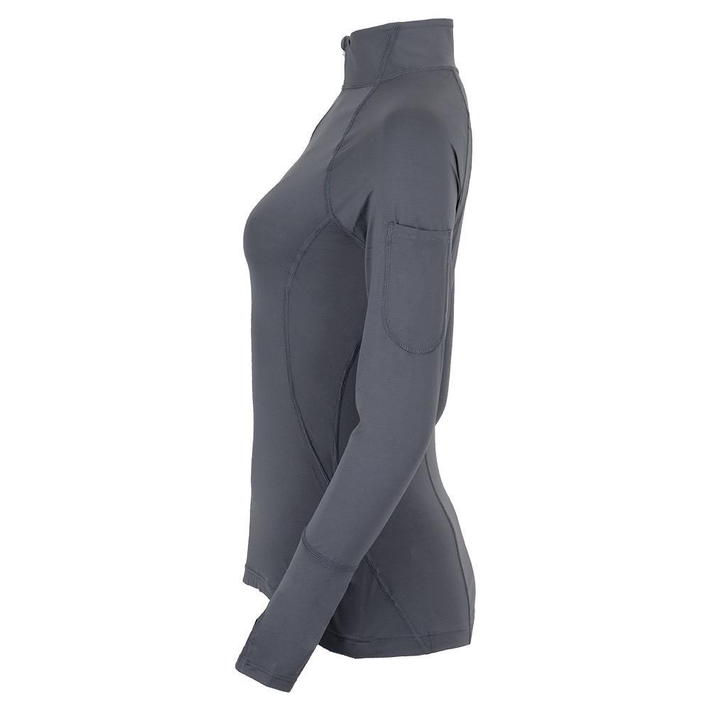 Women`s Mock Zip Tennis Top WOMENS APPAREL BLOQUV