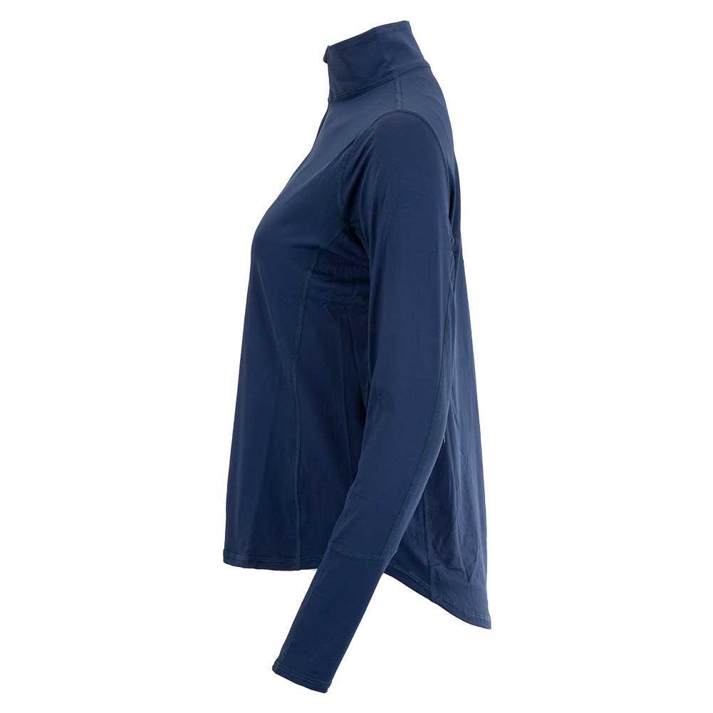 Women's Relaxed Mock Zip Tennis Top Womens Apparel BLOQUV