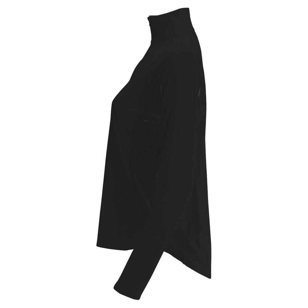 Women's Relaxed Mock Zip Tennis Top Womens Apparel BLOQUV