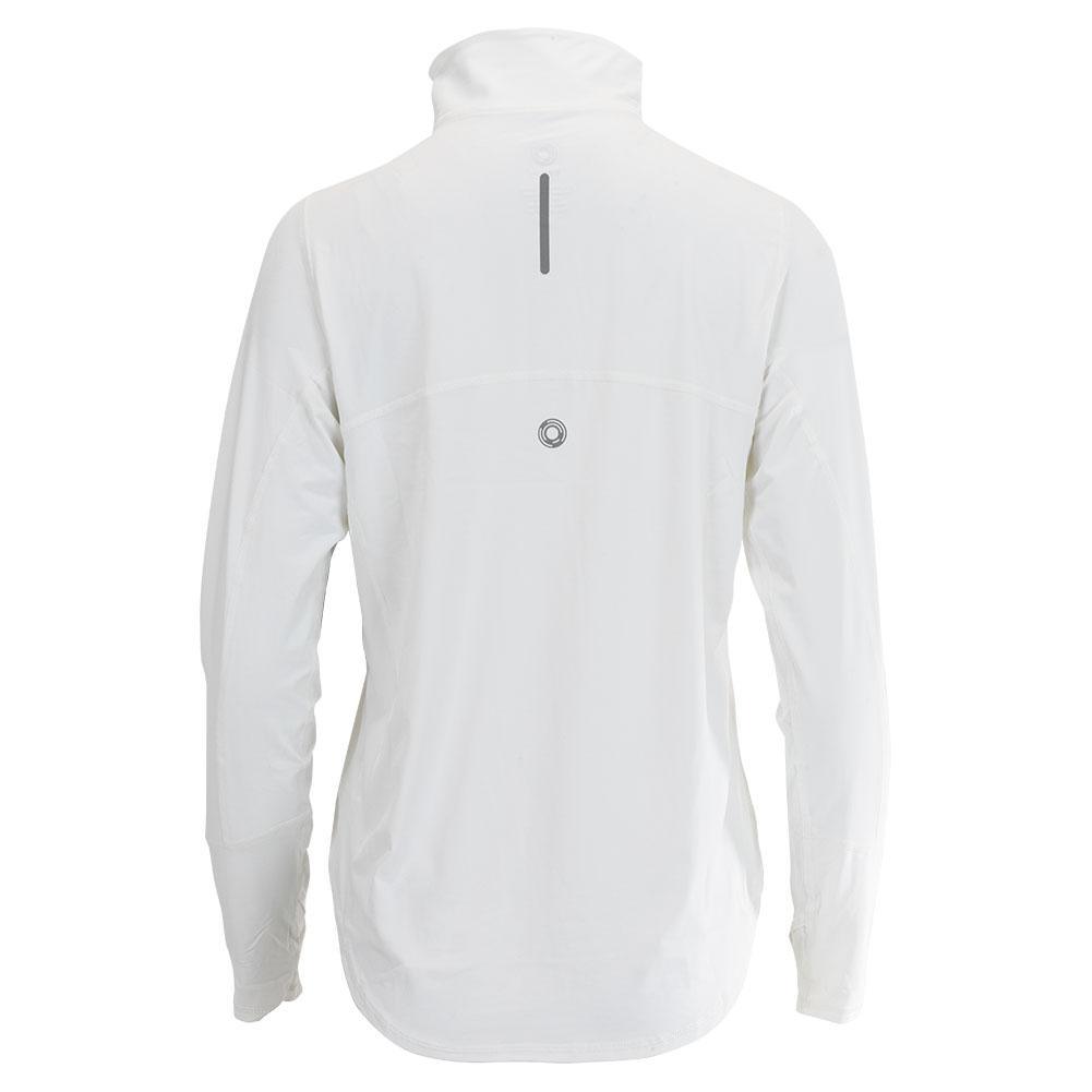 Women's Relaxed Mock Zip Tennis Top Womens Apparel BLOQUV