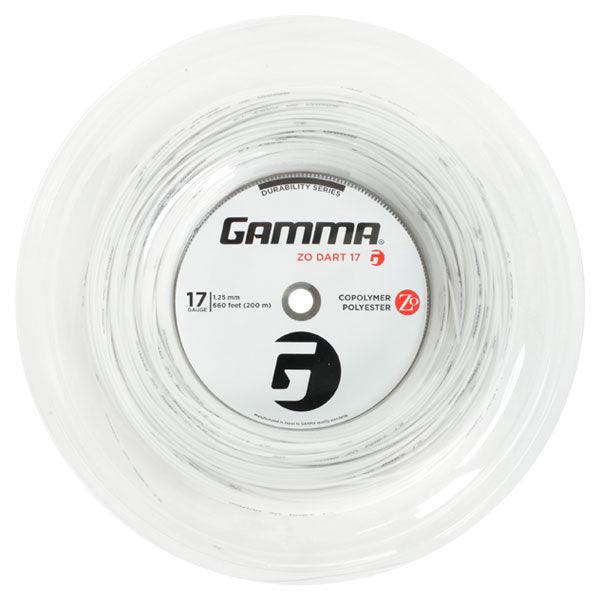 Zo Dart White 17G Tennis String Reel Strings GAMMA White