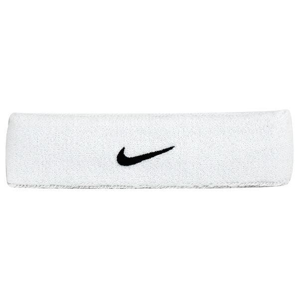 Swoosh Tennis Headband White/Black Womens Apparel NIKE Default Title