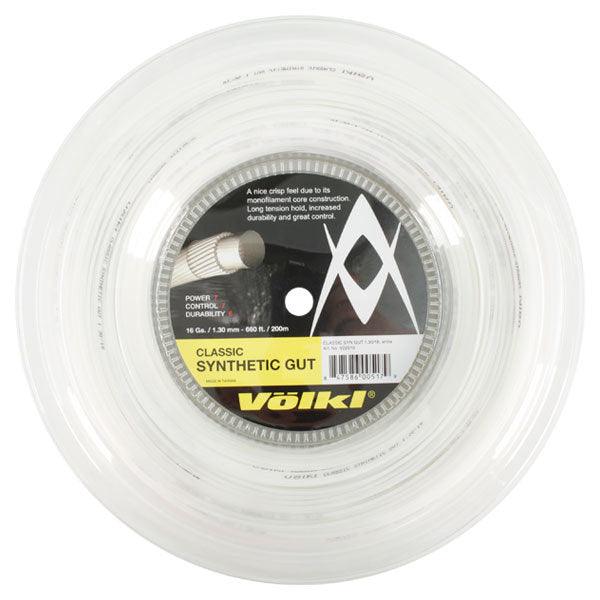 Classic Synethic Gut 16G/1.30 Reel String White Strings VOLKL Default Title