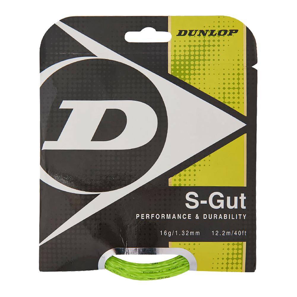 S-Gut 16G Green Tennis String Strings DUNLOP Green