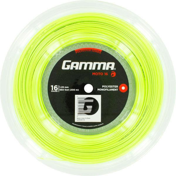 Moto 16G Tennis String Reel Lime Strings GAMMA Default Title
