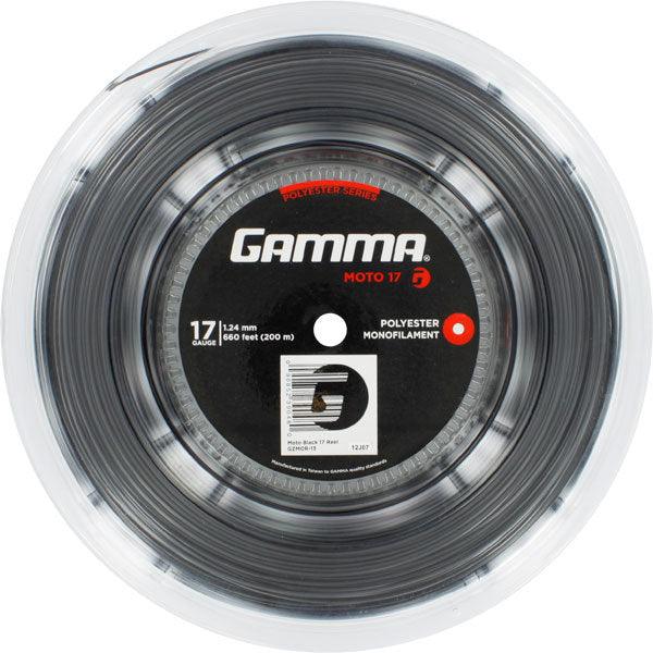 Moto 17G Tennis String Reel Black Strings GAMMA Default Title