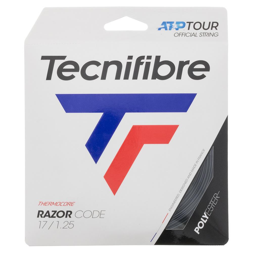 Razor Code 1.25MM/17G Tennis String Carbon Strings TECNIFIBRE Gray
