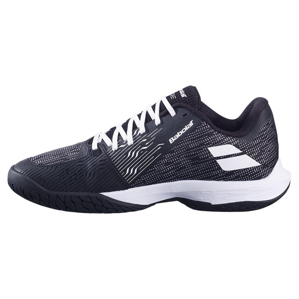 Men`s Jet Tere 2 Tennis Shoes Black and White BABOLAT