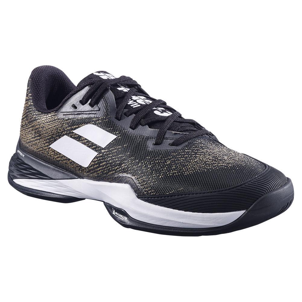Men`s Jet Mach 3 Tennis Shoes Black and White BABOLAT