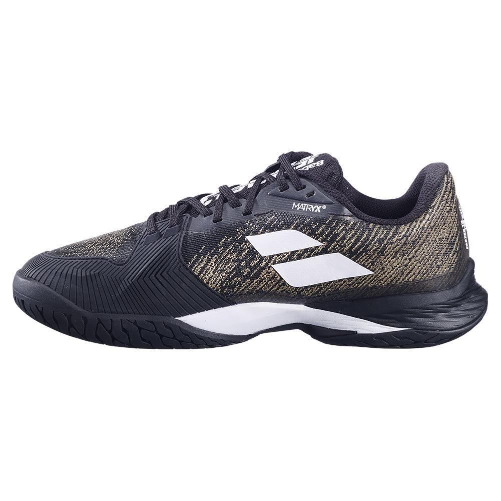 Men`s Jet Mach 3 Tennis Shoes Black and White BABOLAT