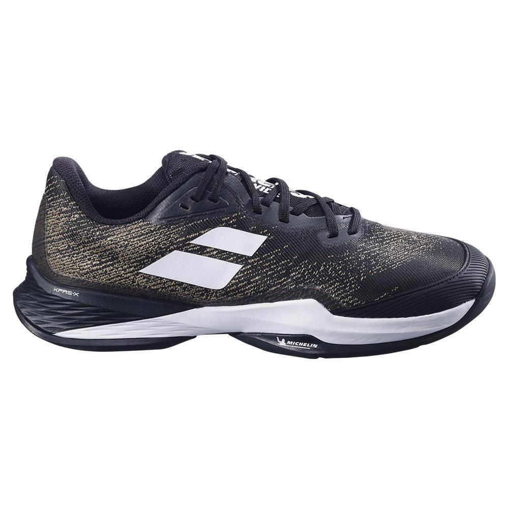 Men`s Jet Mach 3 Tennis Shoes Black and White BABOLAT