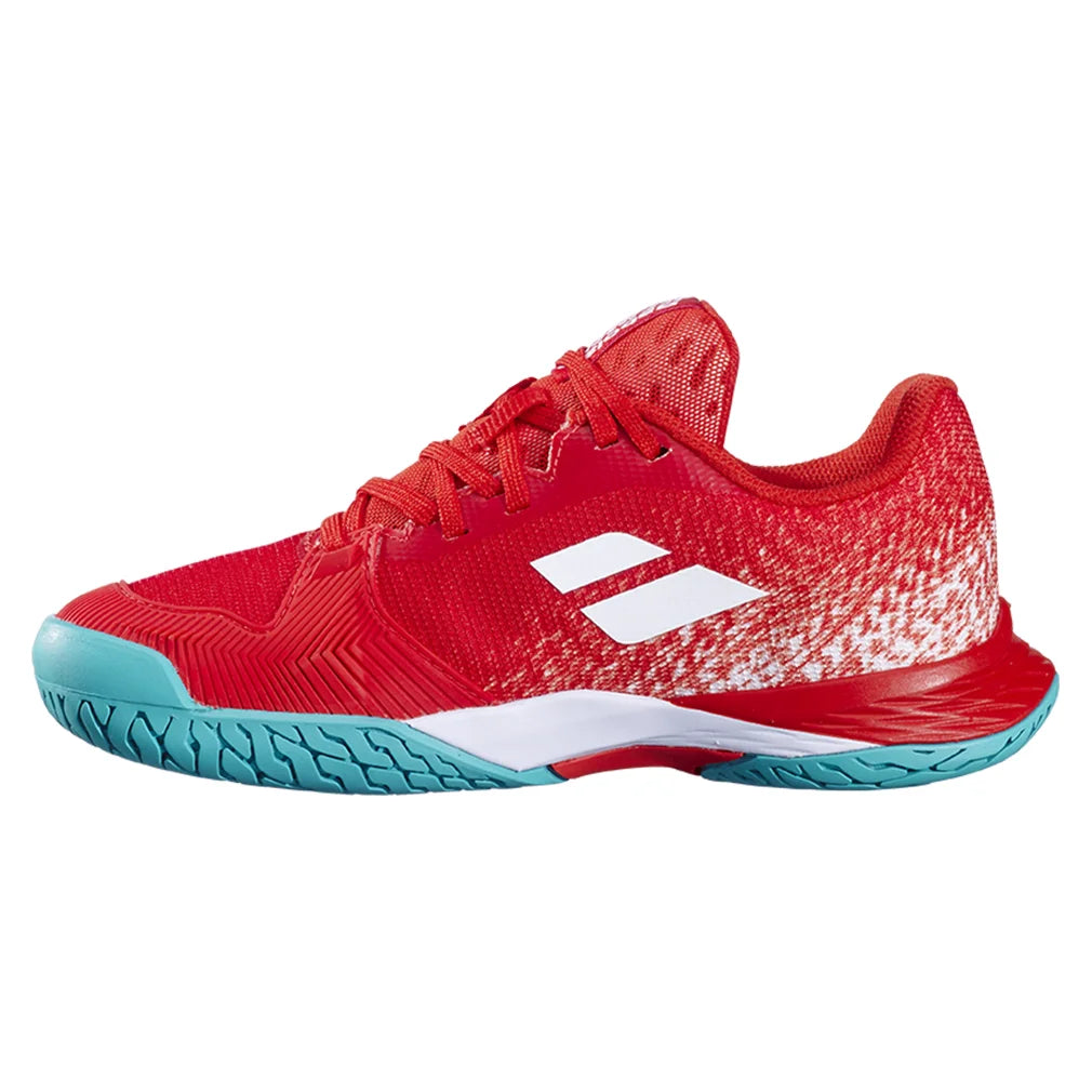 Women`s Jet Mach 3 Tennis Shoes Fiesta Red BABOLAT