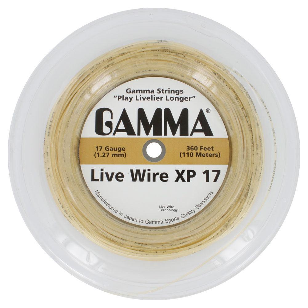 Live Wire XP 17G Tennis String Reel Natural Strings GAMMA Default Title