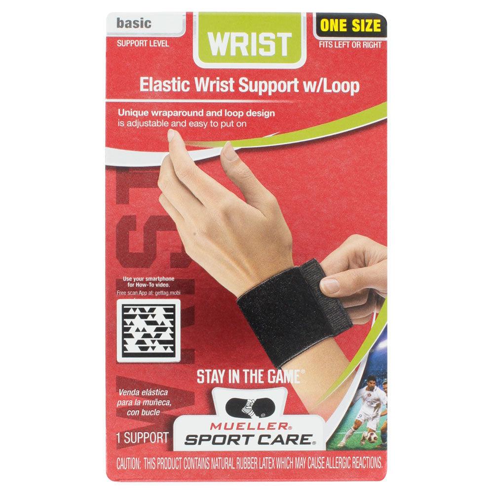 Black Wrist Support with Loop SPORTS MEDICINE MUELLER Black