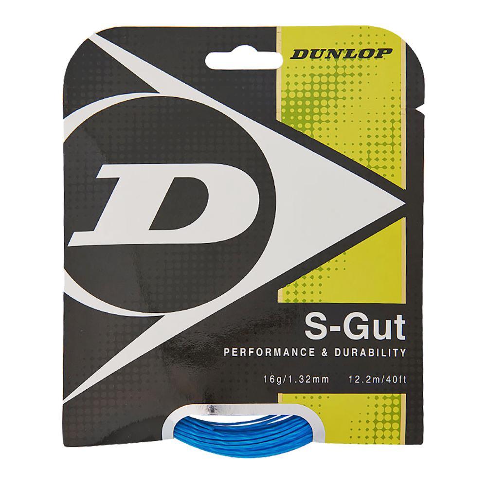 S-Gut 16G Tennis String Blue Strings DUNLOP Blue