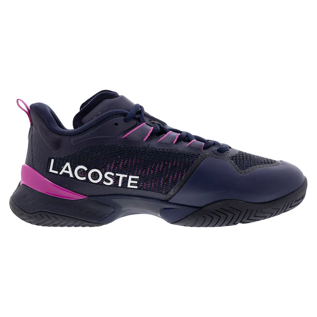 Women`s AG-LT25 Ultra Tennis Shoes Navy and Pink LACOSTE